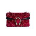 Dionysus GG Red Velvet Silver-Tone Hardware