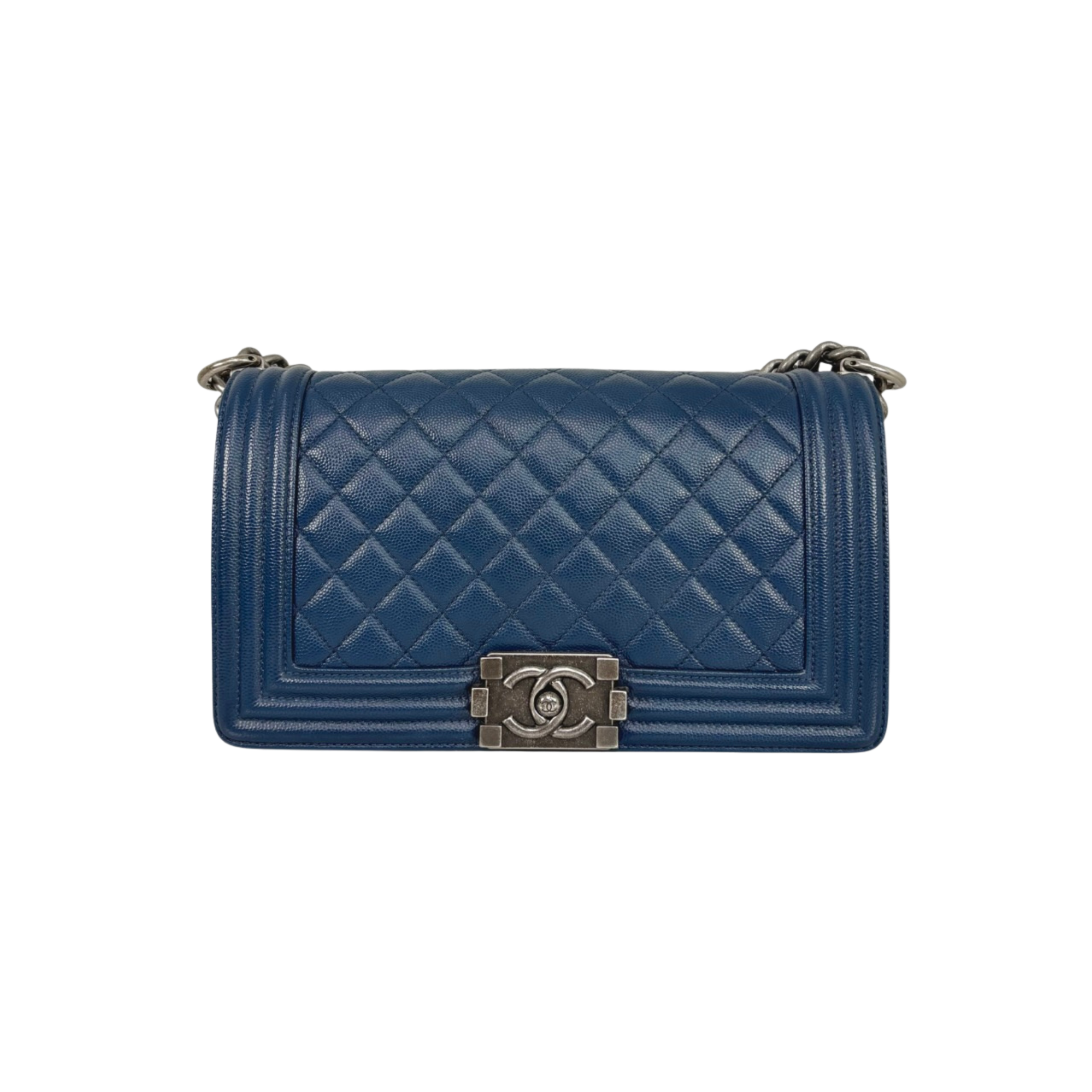 Boy Old Medium Navy Blue Caviar Series 25