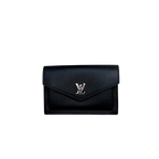 MyLockMe Black Chain Pochette Silver Hardware