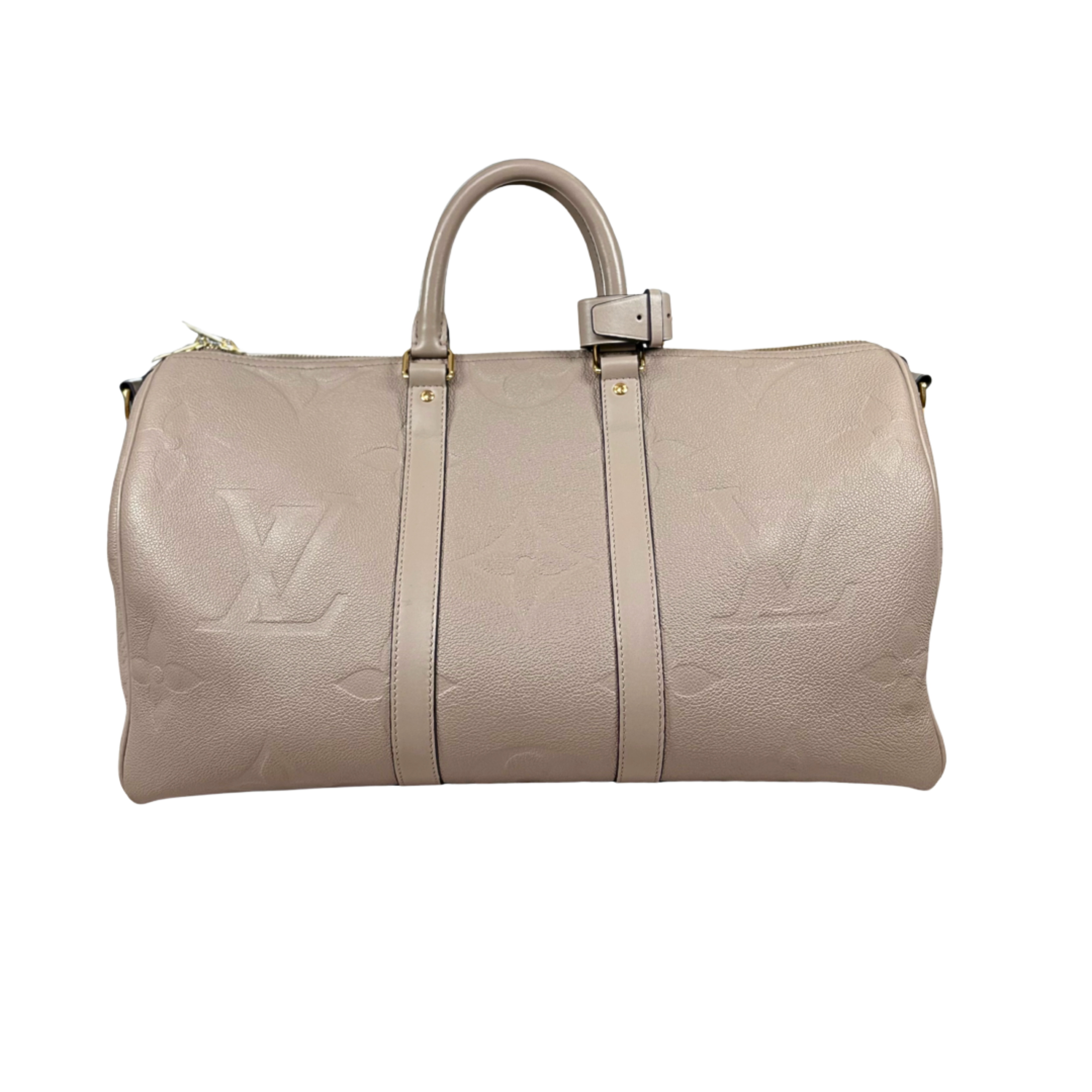 Keepall 45 Beige Monogram Empreinte Gold Hardware