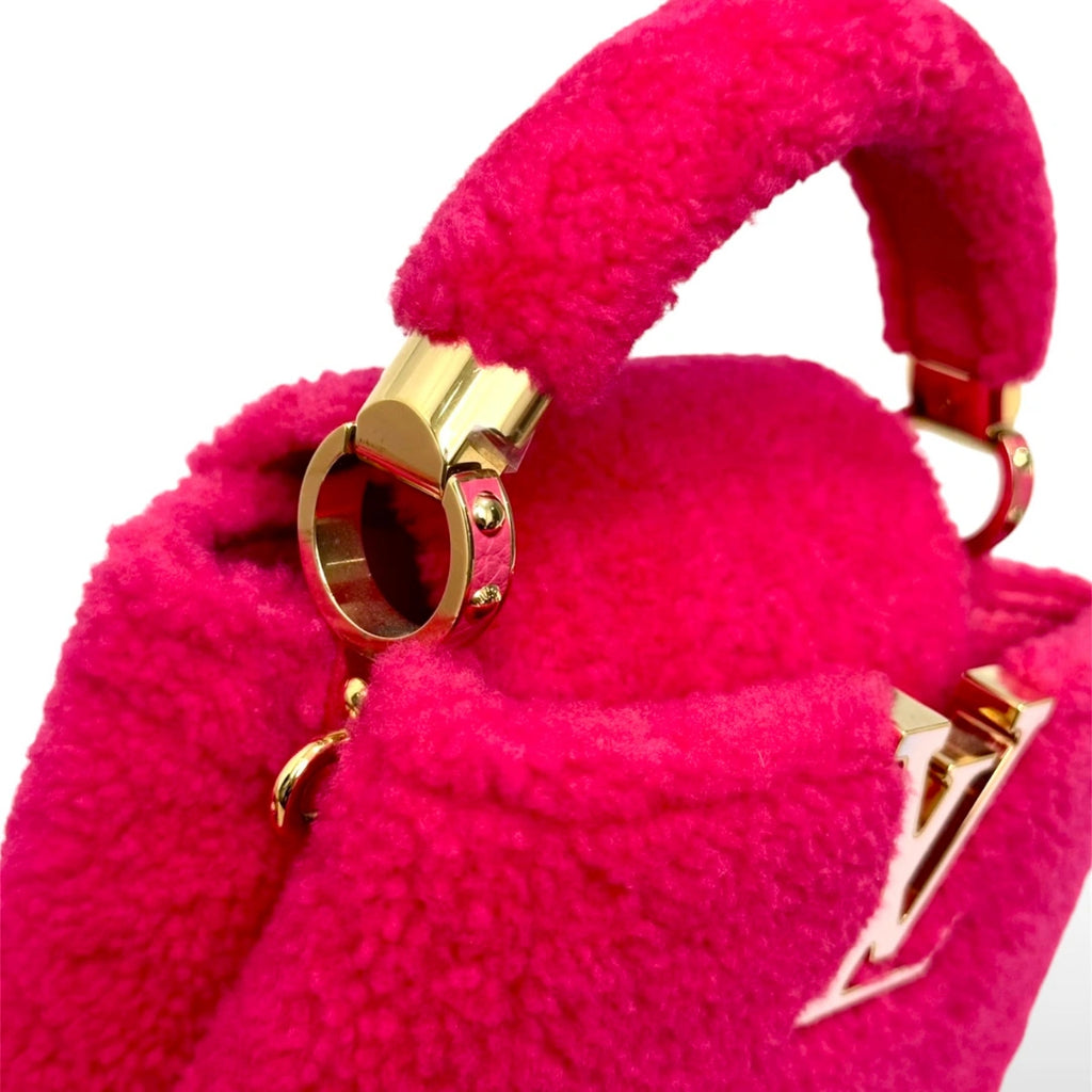 Capucines BB Pink Soft Merino Shearling