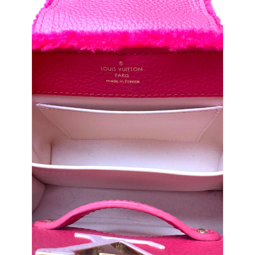 Capucines BB Pink Soft Merino Shearling