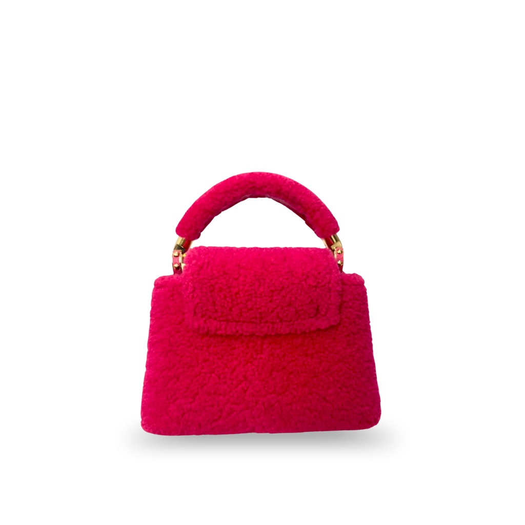 Capucines BB Pink Soft Merino Shearling