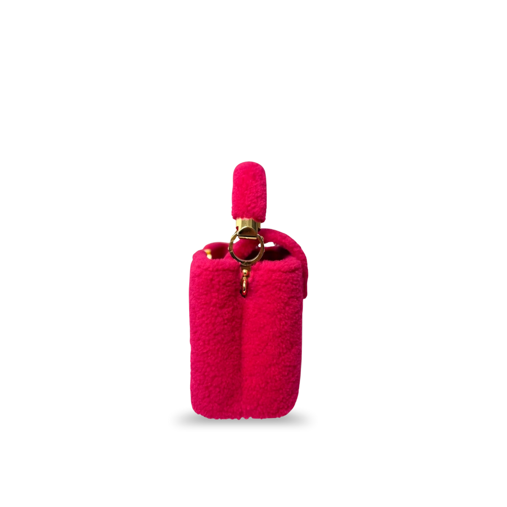 Capucines BB Pink Soft Merino Shearling