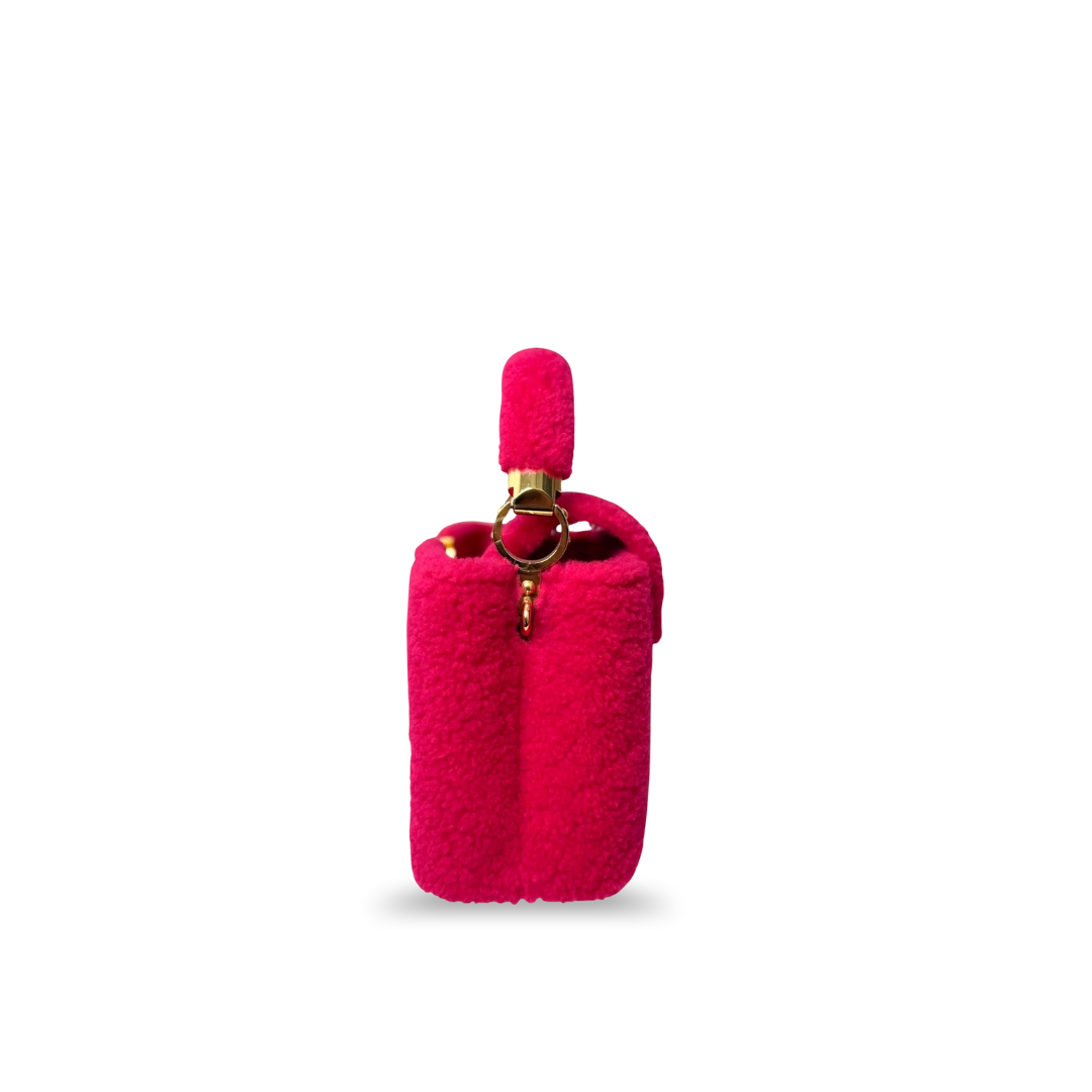 Capucines BB Pink Soft Merino Shearling
