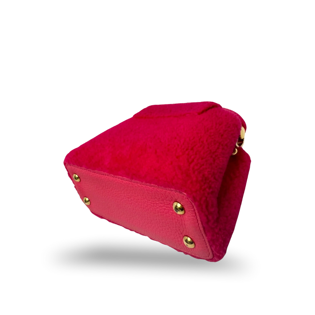 Capucines BB Pink Soft Merino Shearling