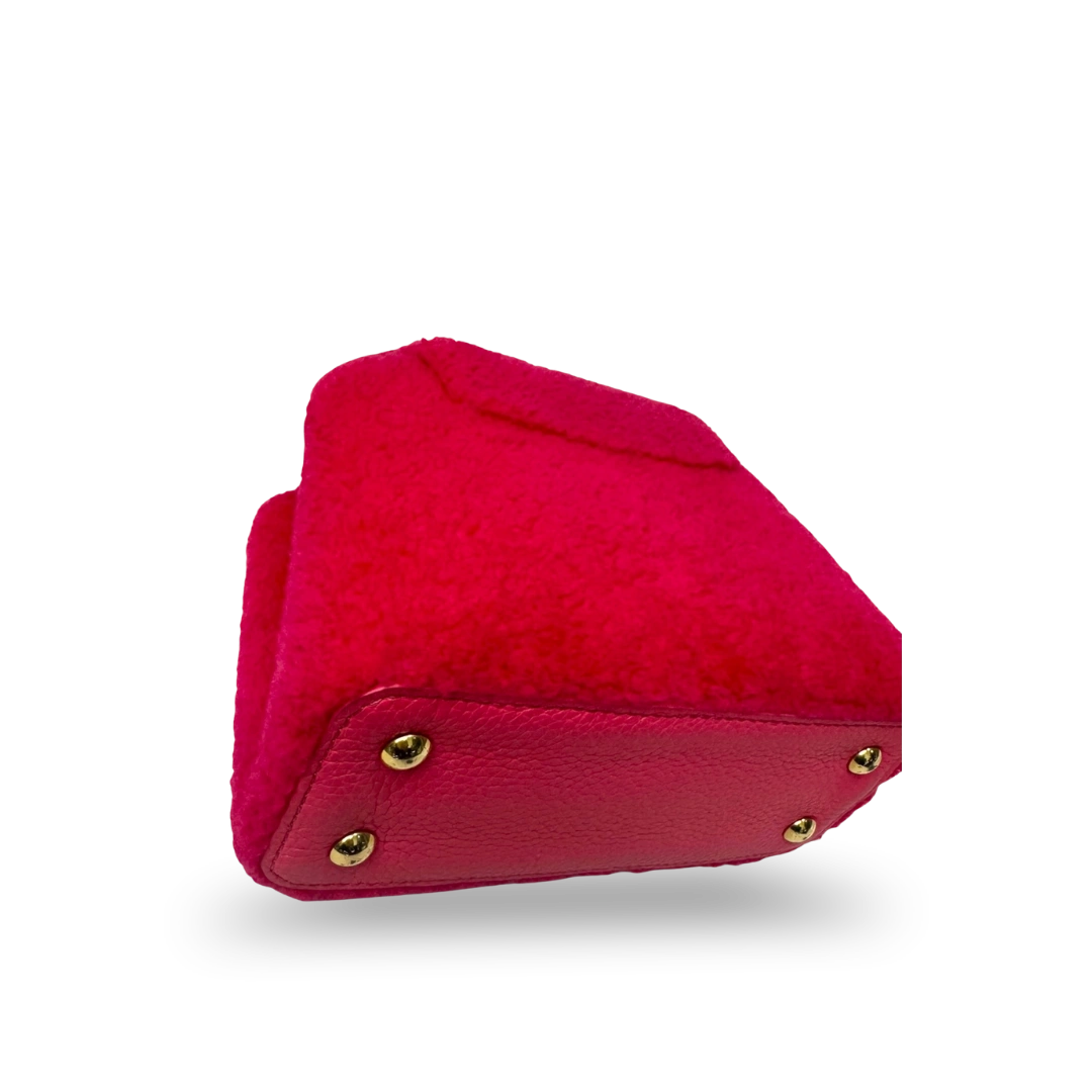 Capucines BB Pink Soft Merino Shearling