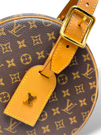 Petite Boite Chapeau Monogram Canvas Gold Hardware