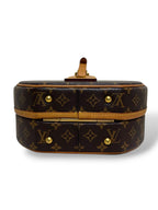 Petite Boite Chapeau Monogram Canvas Gold Hardware