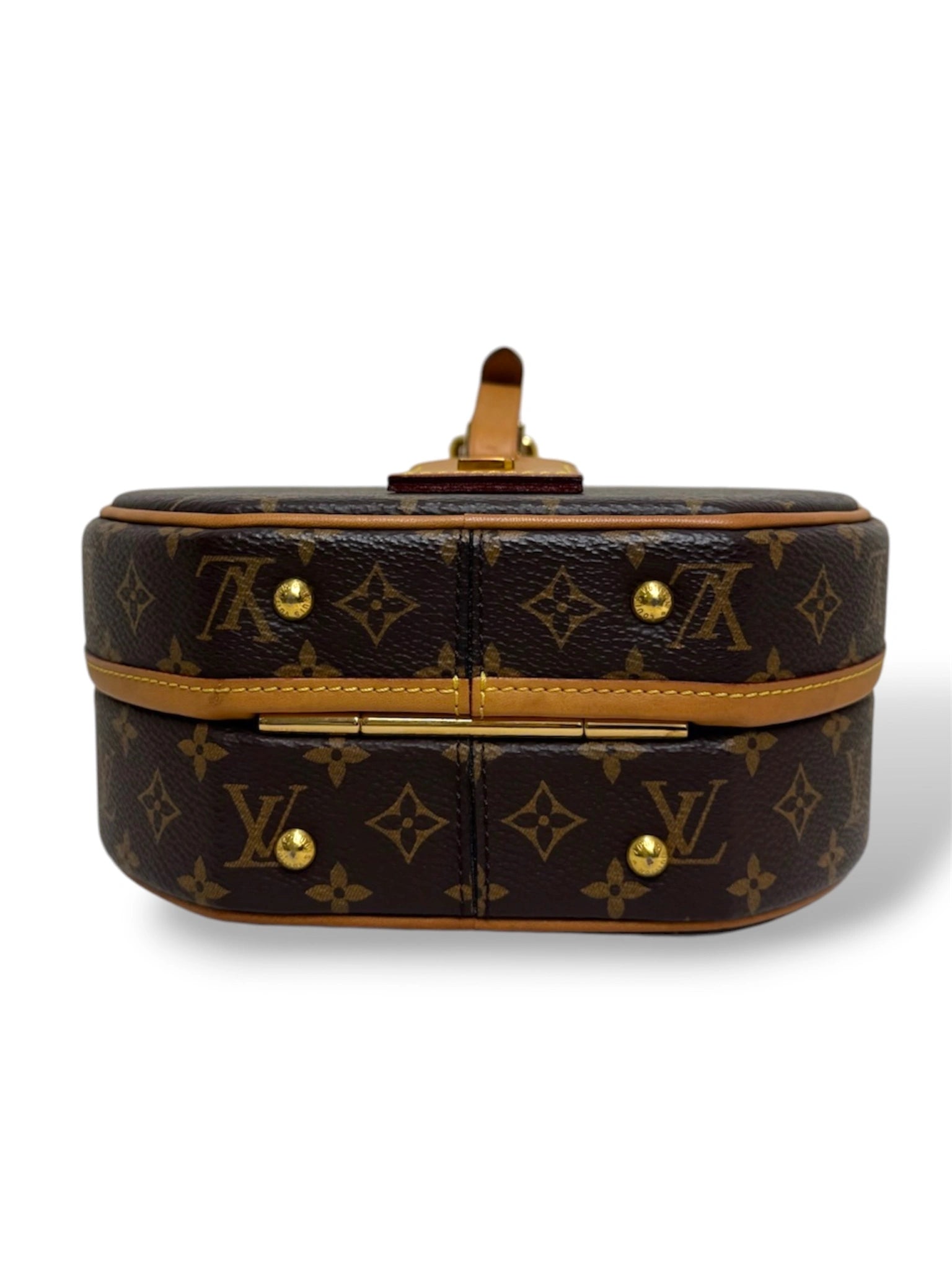 Petite Boite Chapeau Monogram Canvas Gold Hardware