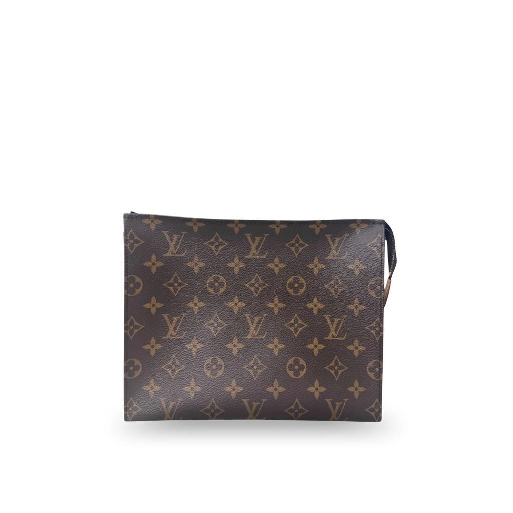 Poche Toilette Monogram Coated Canvas