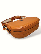 Pont 9 PM Caramel Brown Grained Leather Gold Hardware