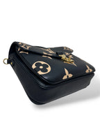 Pochette Métis Bicolor Empreinte Leather Gold Hardware