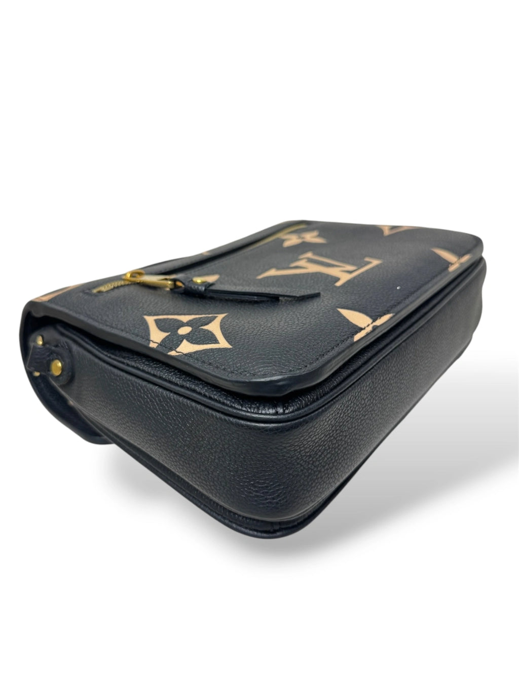 Pochette Métis Bicolor Empreinte Leather Gold Hardware