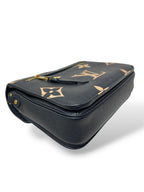Pochette Métis Bicolor Empreinte Leather Gold Hardware