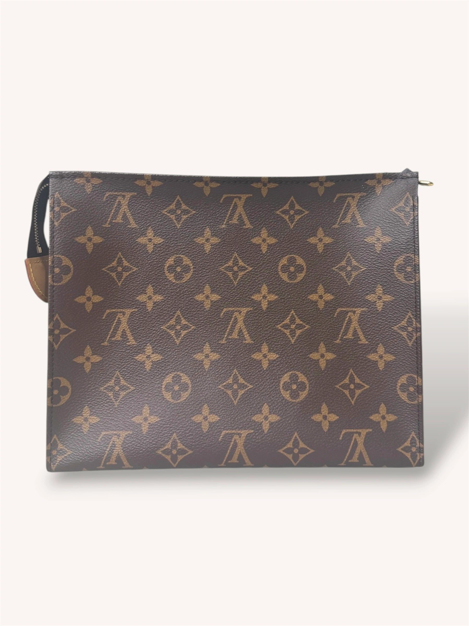 Poche Toilette Monogram Coated Canvas