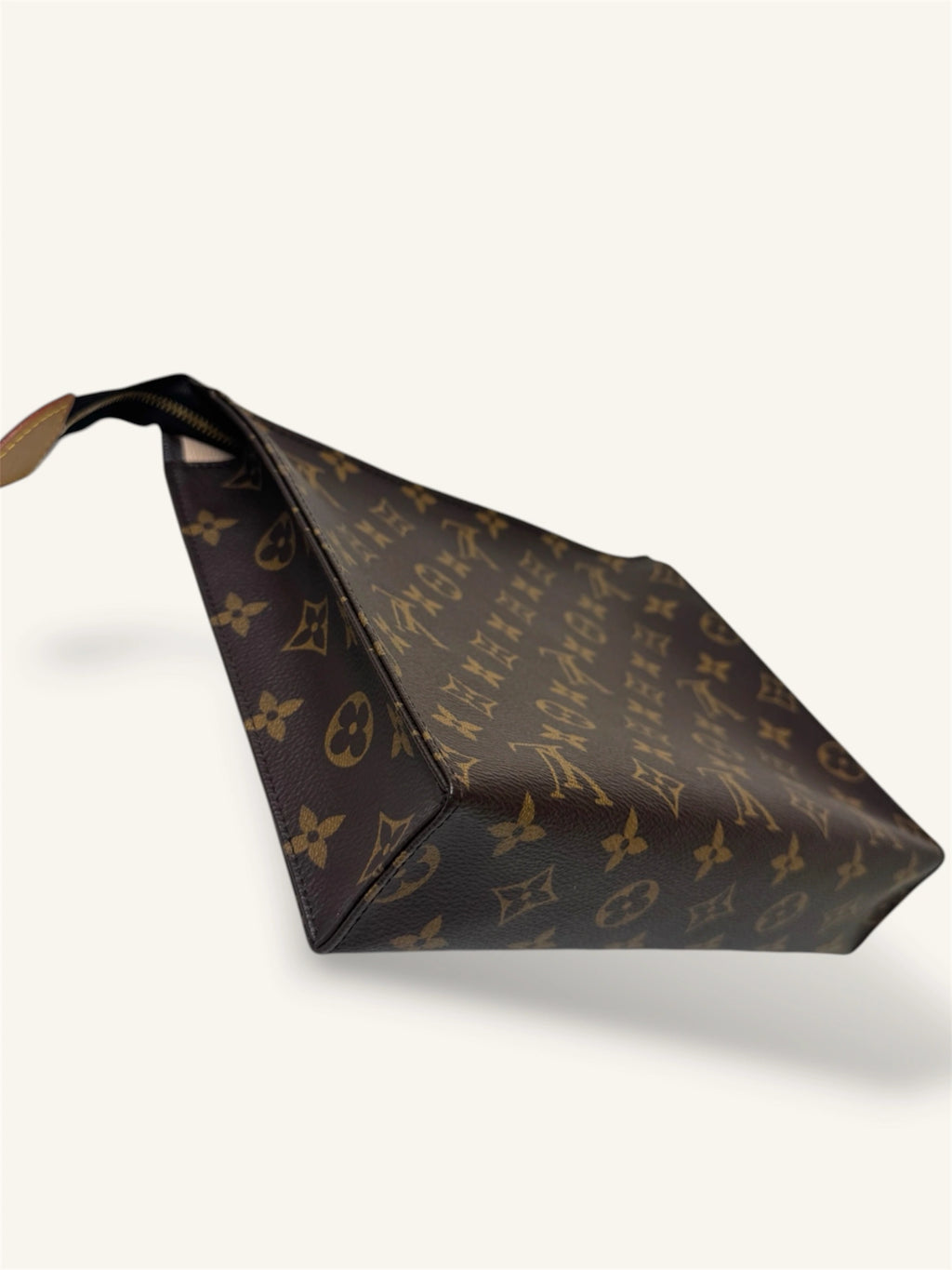 Poche Toilette Monogram Coated Canvas