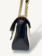 GG Marmont Matellasé Tri-color Gold-Tone Chain Strap