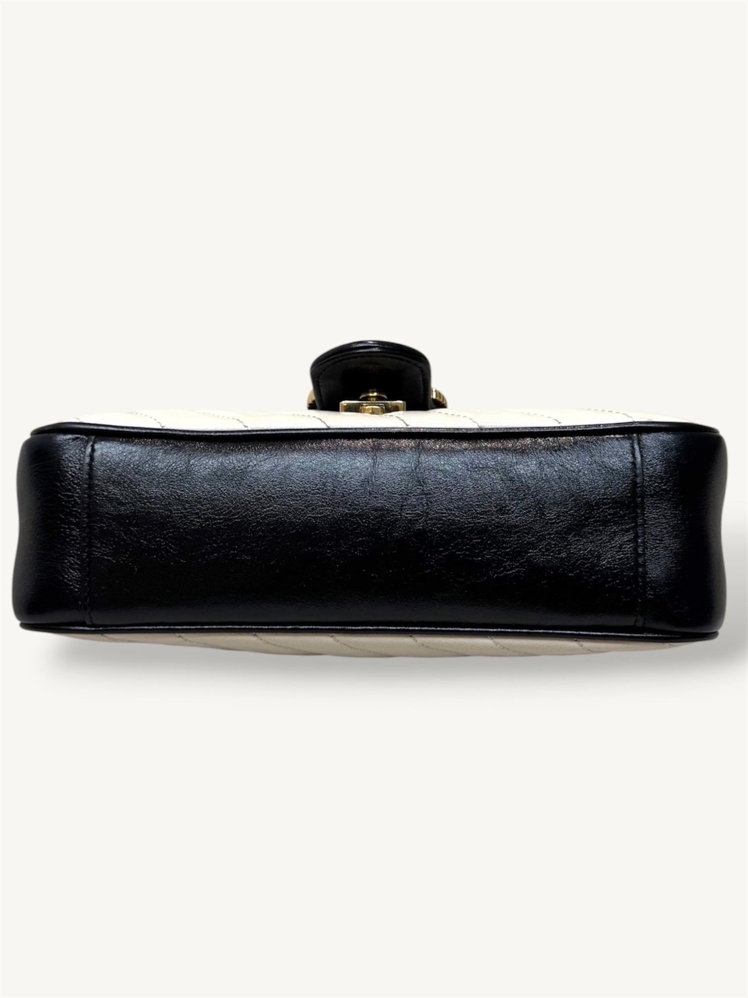 GG Marmont Matellasé Tri-color Gold-Tone Chain Strap