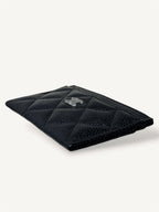 Classic Card Holder Silver-Tone Hardware Black Caviar Leather