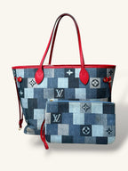 Neverfull MM Patchwork Denim