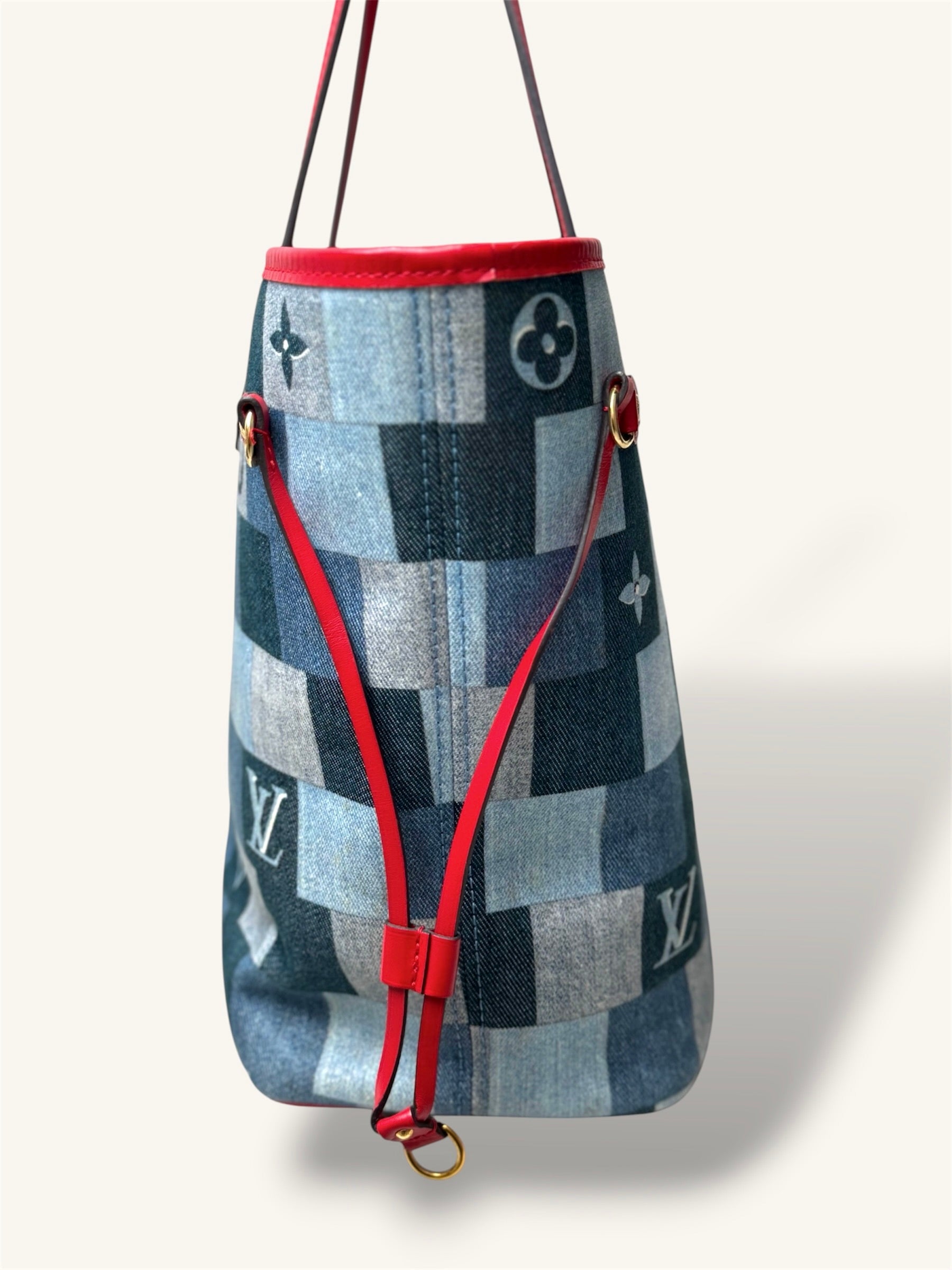 Neverfull MM Patchwork Denim