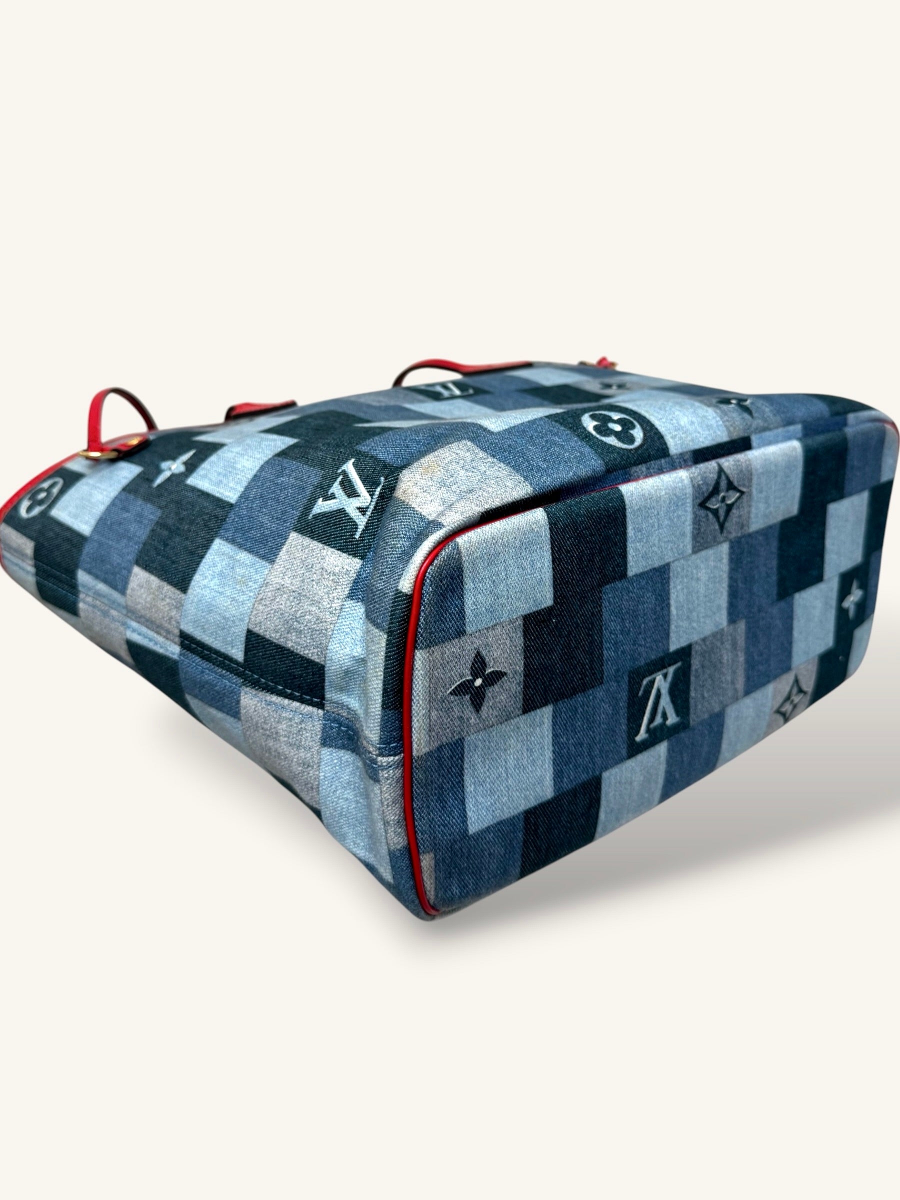 Neverfull MM Patchwork Denim