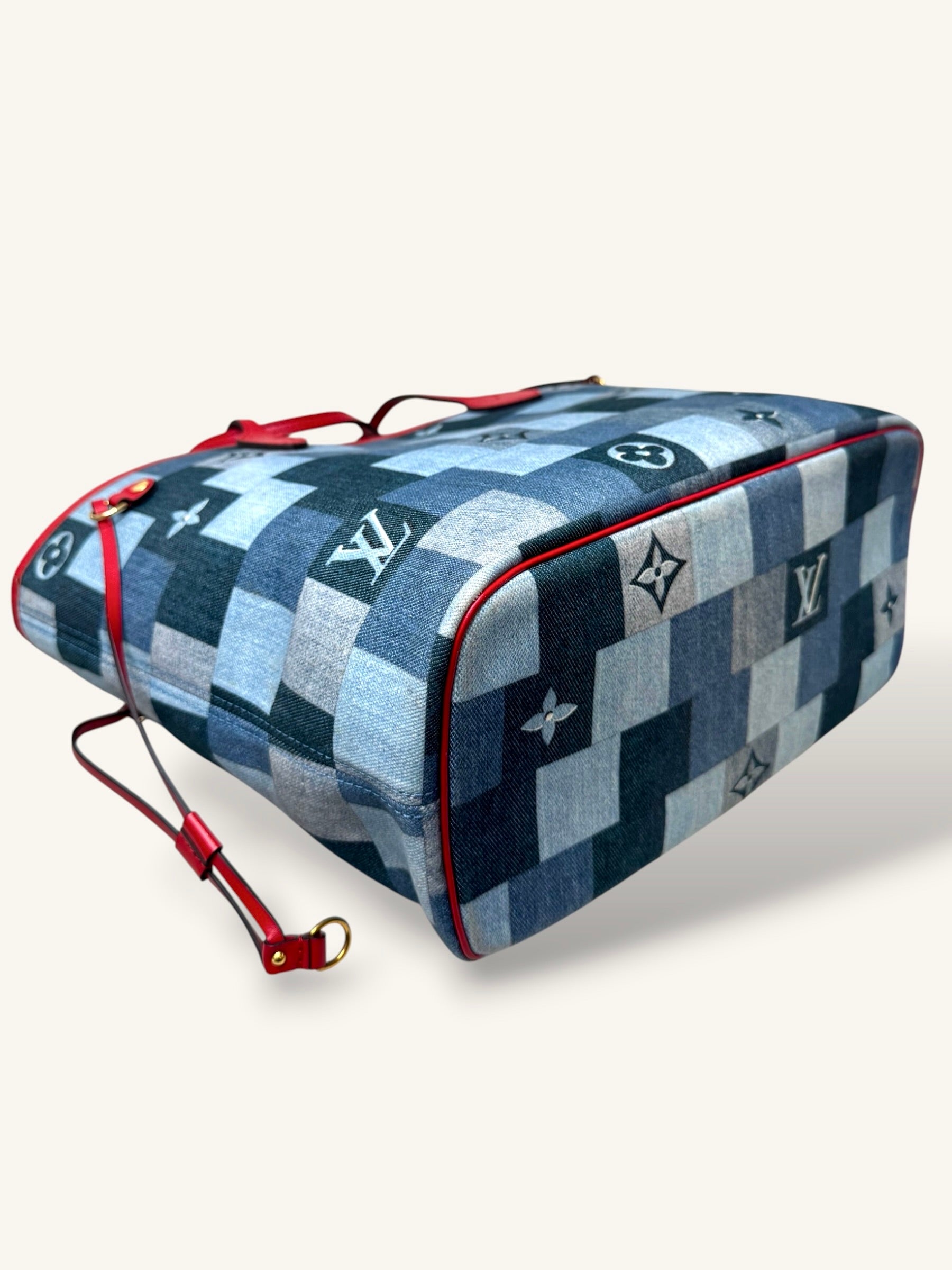 Neverfull MM Patchwork Denim