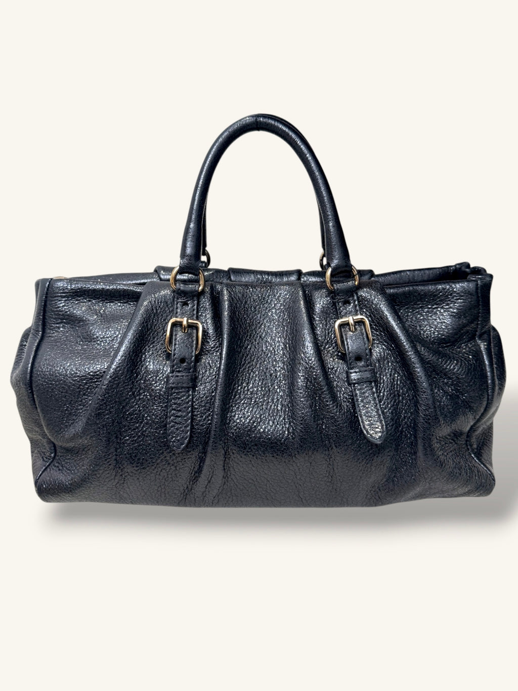 2-Way Vitello Shine Handbag