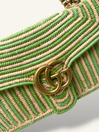 Limited Edition GG Marmont Medium Raffia Woven