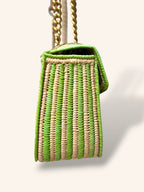 Limited Edition GG Marmont Medium Raffia Woven