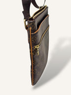 Monogram Pochette Valmy Shoulder Bag Gold Hardware