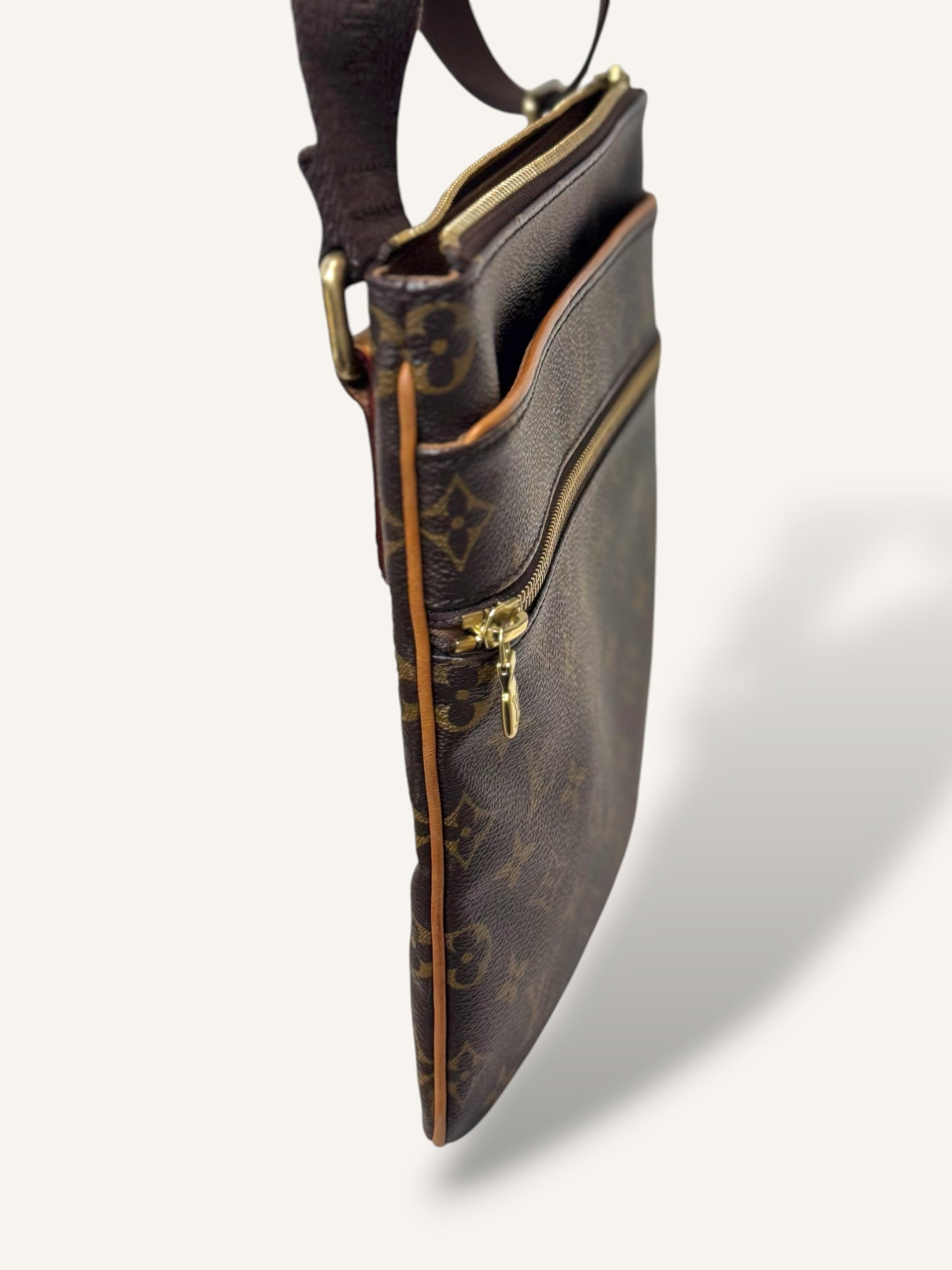 Monogram Pochette Valmy Shoulder Bag Gold Hardware