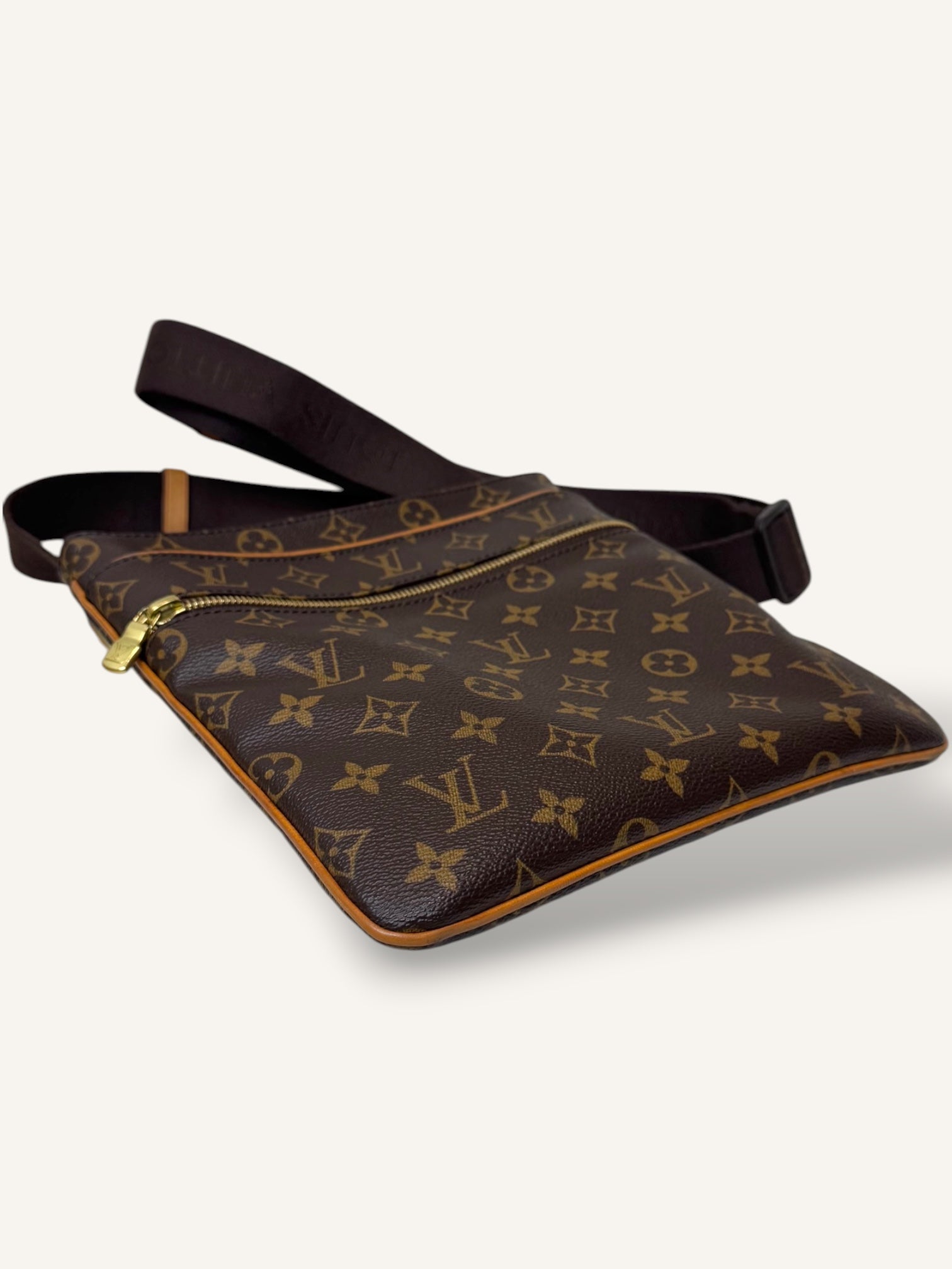 Monogram Pochette Valmy Shoulder Bag Gold Hardware