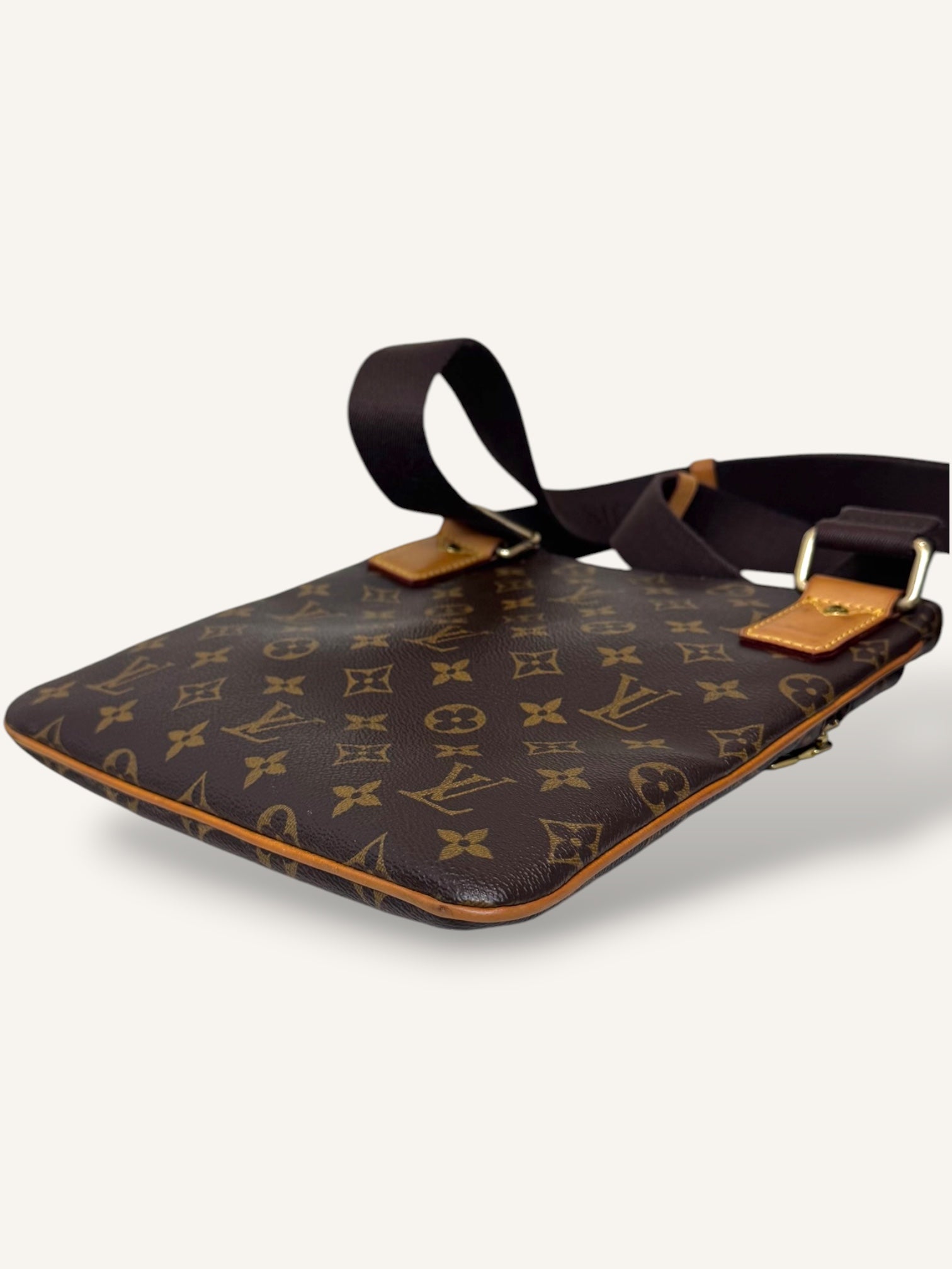 Monogram Pochette Valmy Shoulder Bag Gold Hardware
