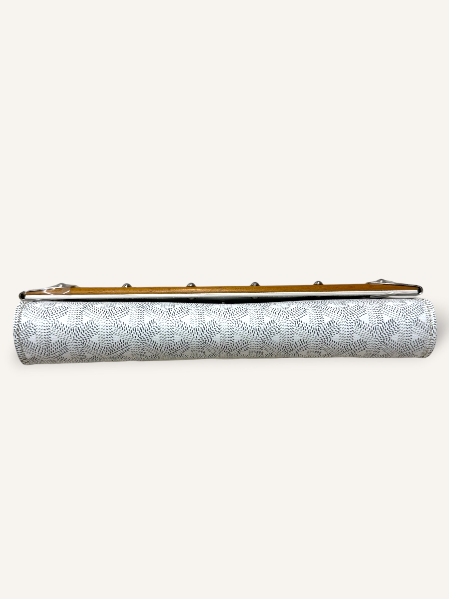 Monte Carlo PM Clutch White Crossbody Bag