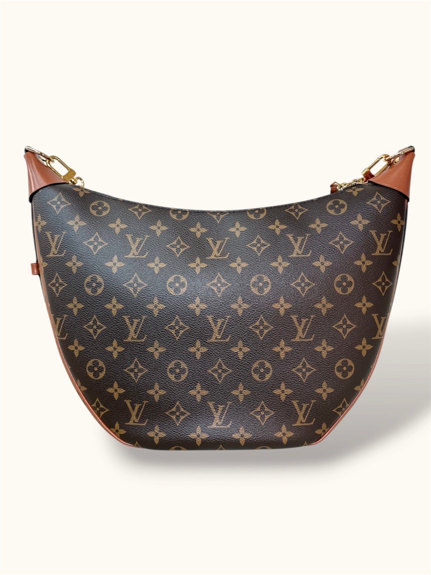 Loop Hobo Monogram Canvas Gold Hardware