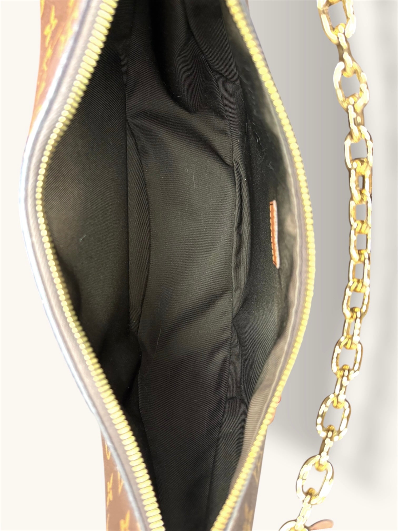 Loop Hobo Monogram Canvas Gold Hardware