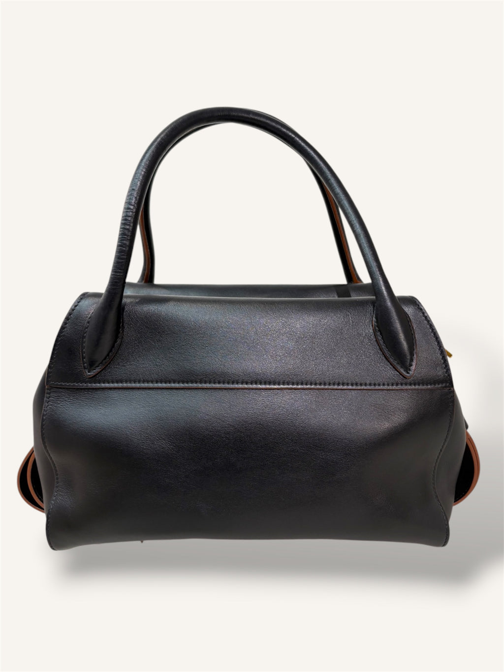 Bowler Smooth Leather Two-way Bag