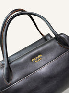 Bowler Smooth Leather Two-way Bag