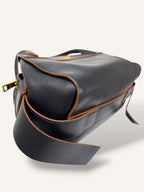 Bowler Smooth Leather Two-way Bag