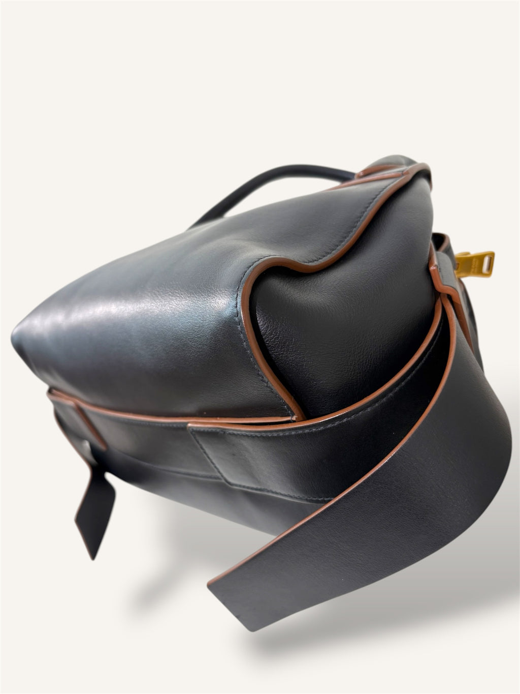Bowler Smooth Leather Two-way Bag
