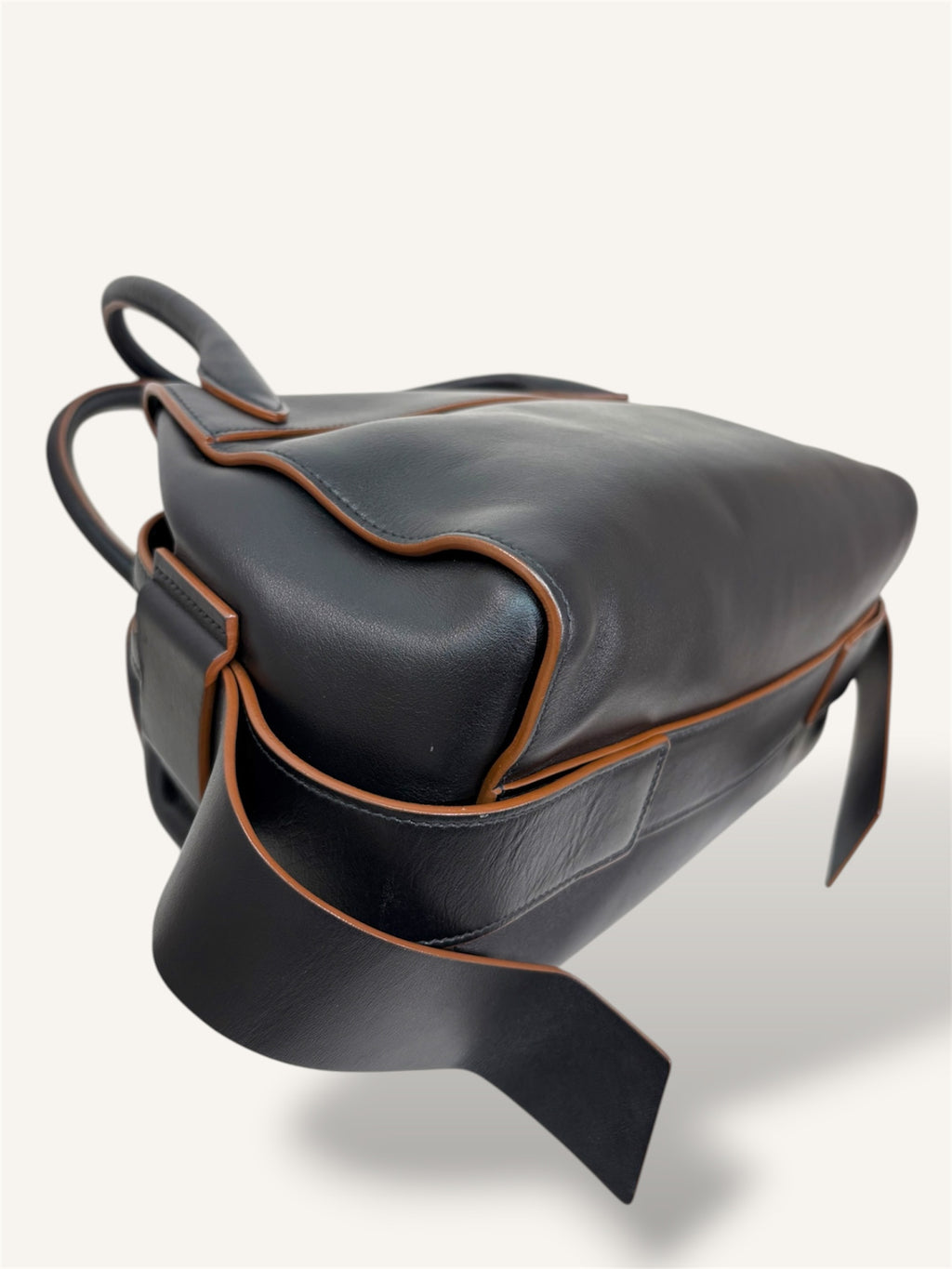 Bowler Smooth Leather Two-way Bag