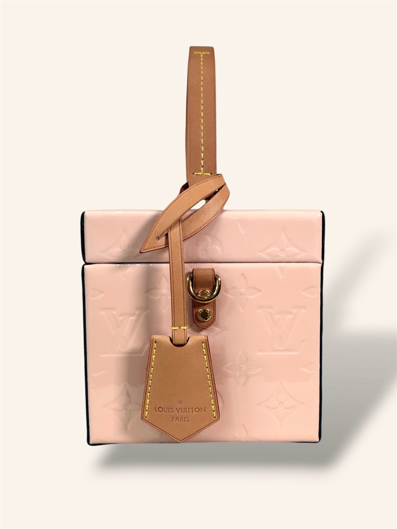 Vernis Bleecker Box Light Pink Patent Leather