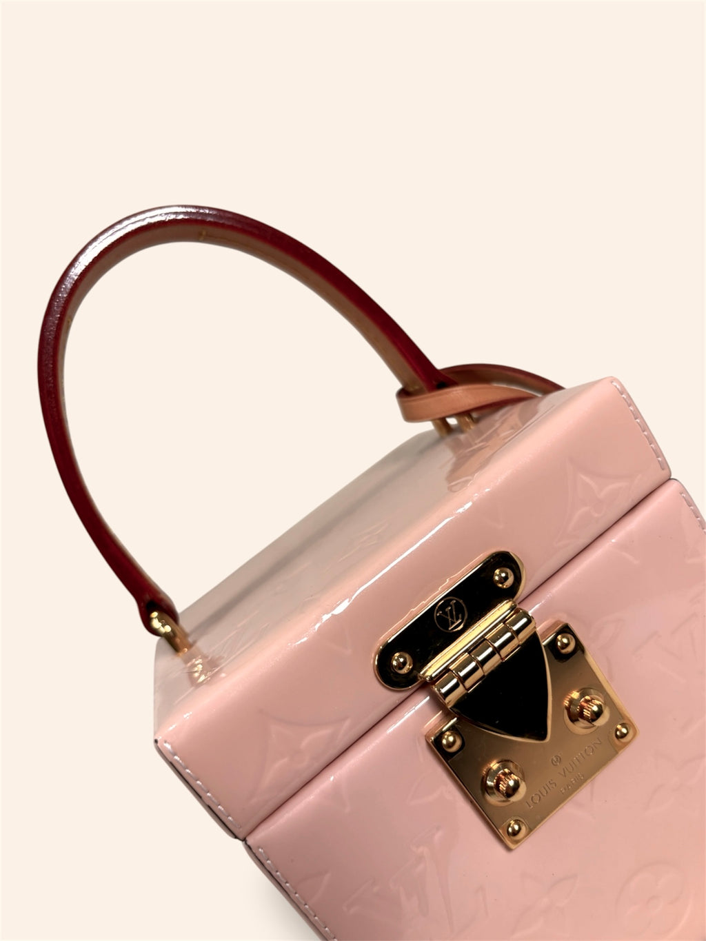Vernis Bleecker Box Light Pink Patent Leather
