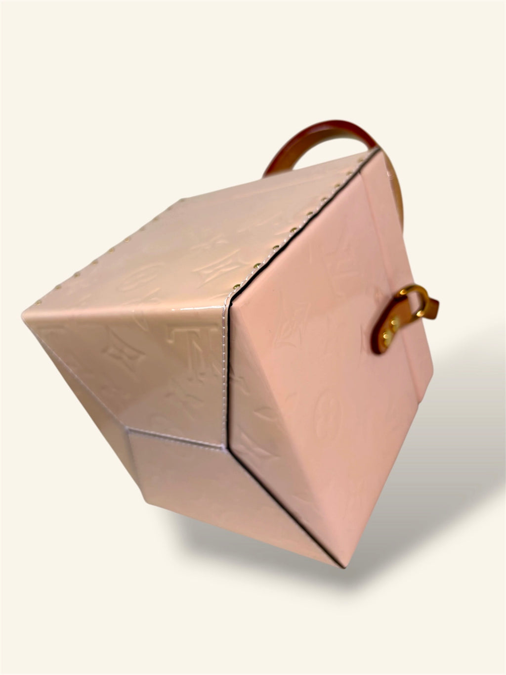 Vernis Bleecker Box Light Pink Patent Leather