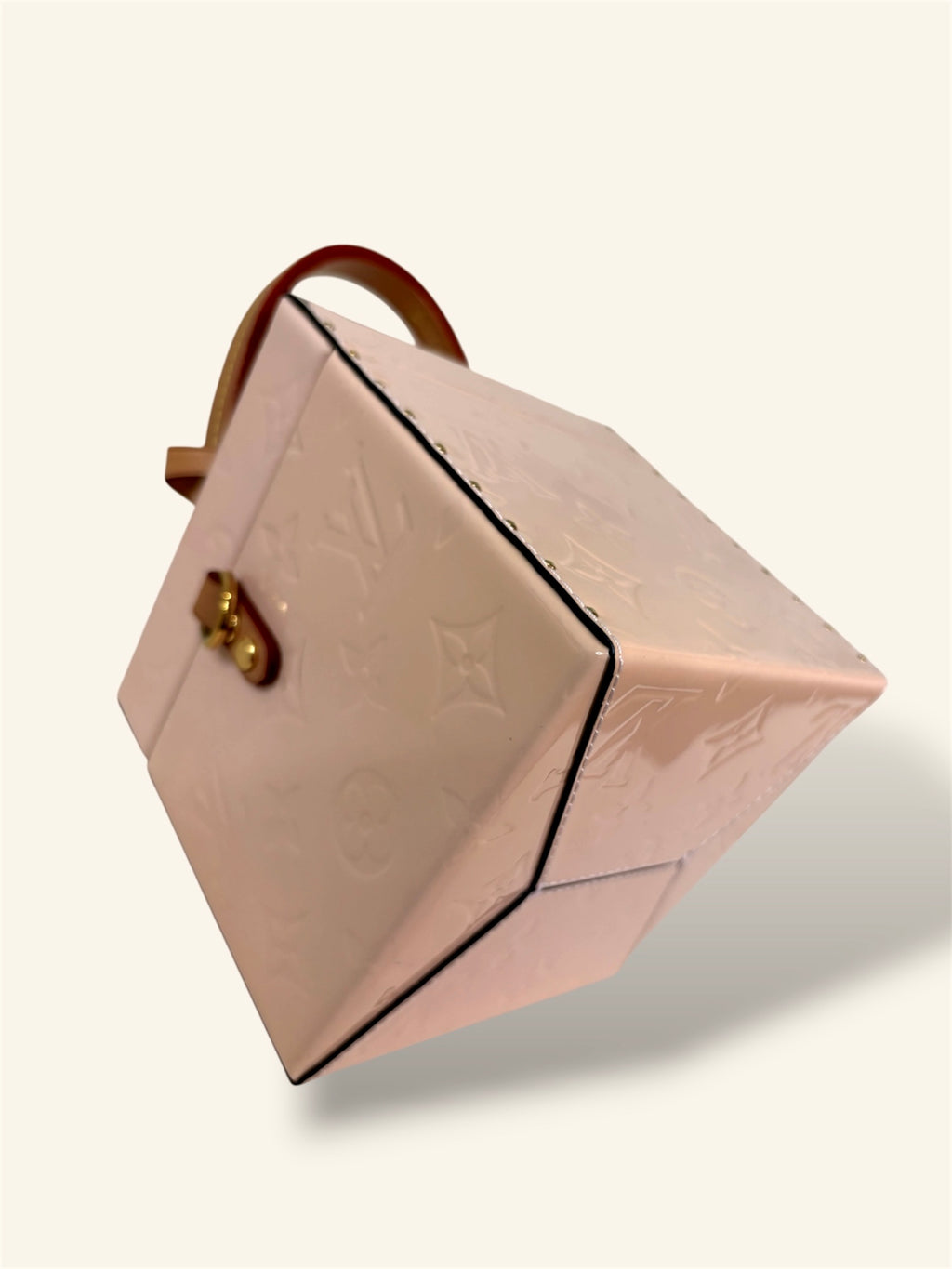 Vernis Bleecker Box Light Pink Patent Leather