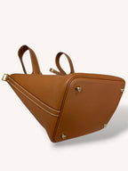 Picotin Lock Gold Clemence Leather Gold Hardware