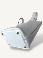Picotin White Clemence Lock 18 Gold Hardware (2020)
