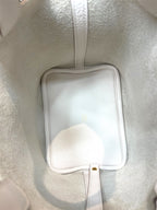 Picotin White Clemence Lock 18 Gold Hardware (2020)